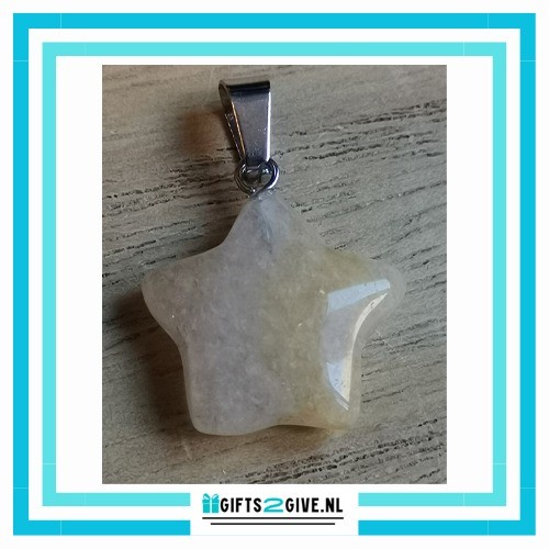 Gele aventurijn ster 1