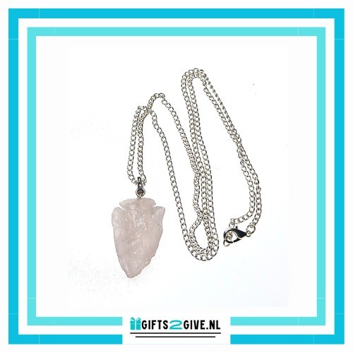 Pijlpunt rozenkwarts