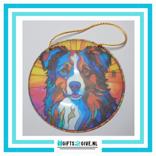 Suncatcher border collie